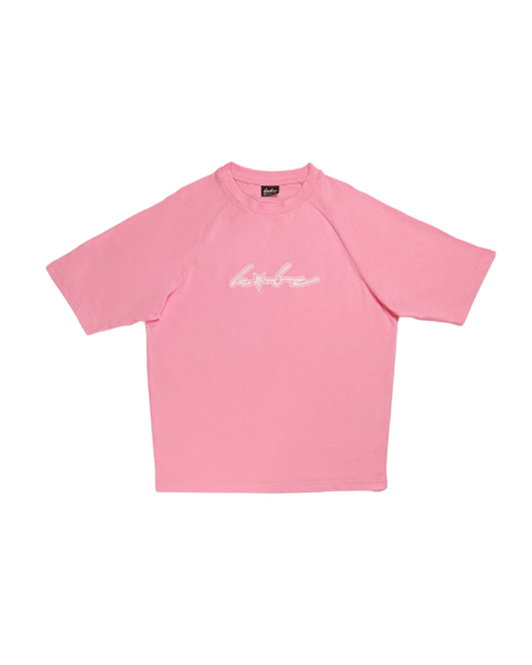 BLACKOUT TEE BABY PINK