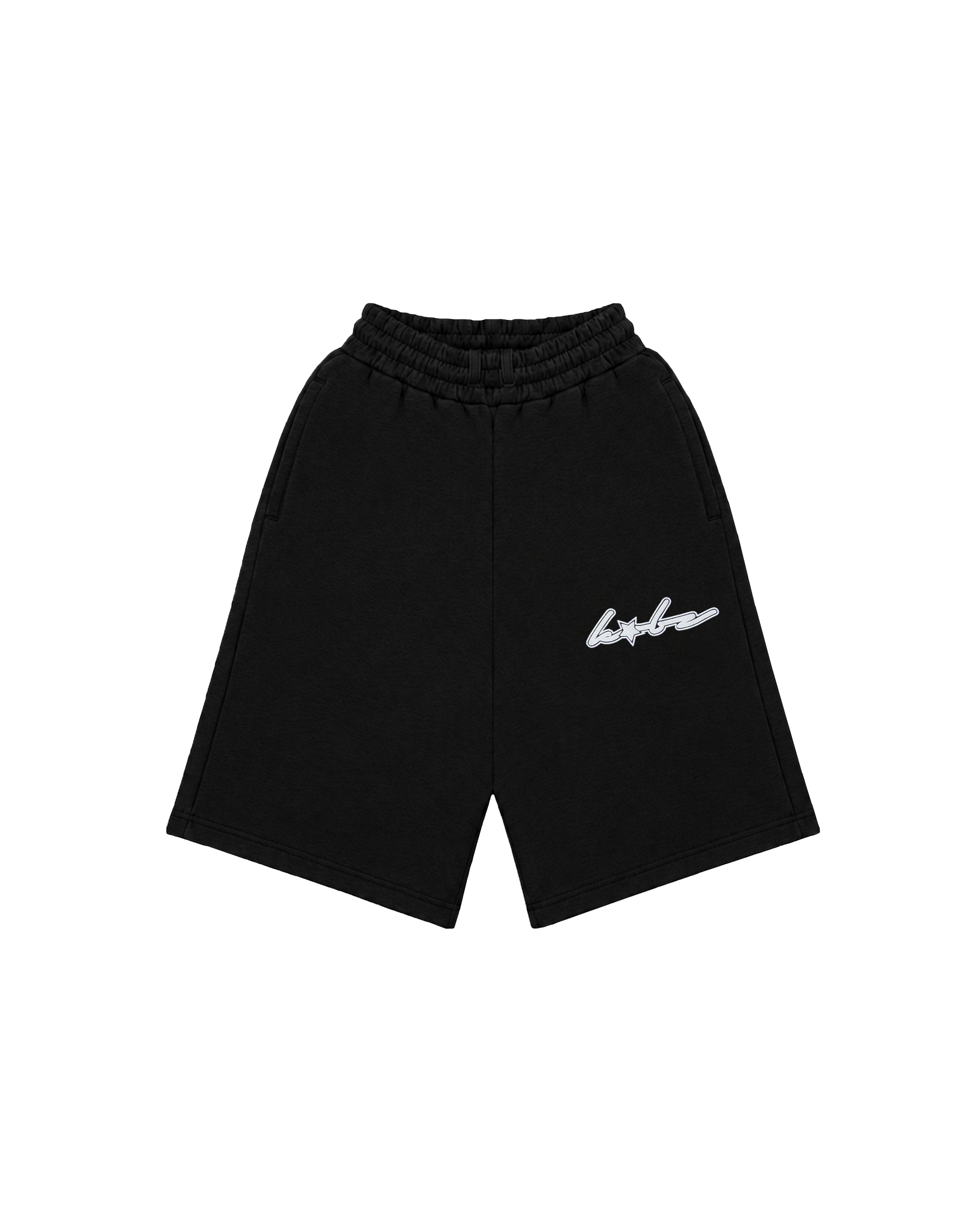 KOBZ PUFF PRINT BLACK SHORT