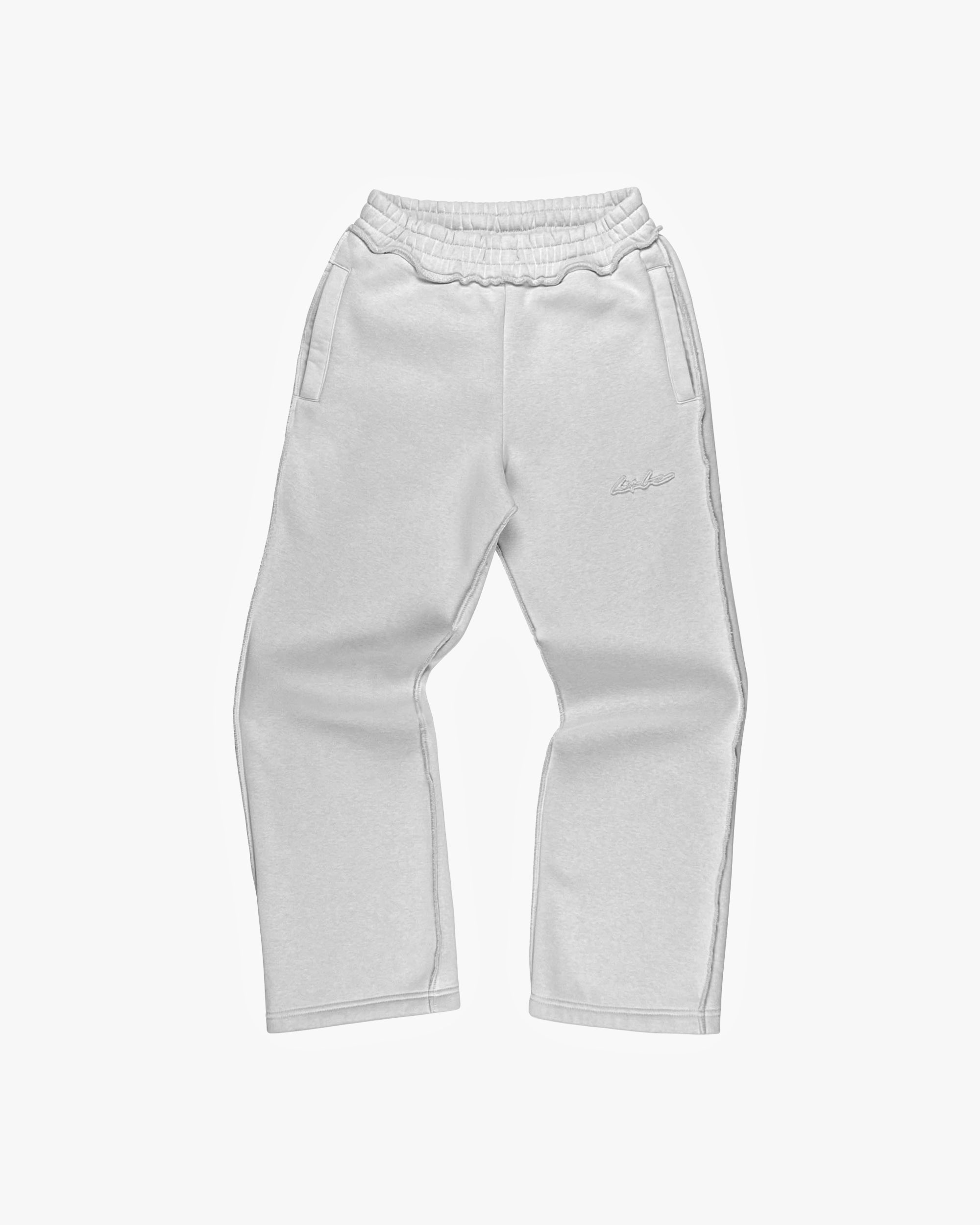 GREY DISSTRESSED JOGGER
