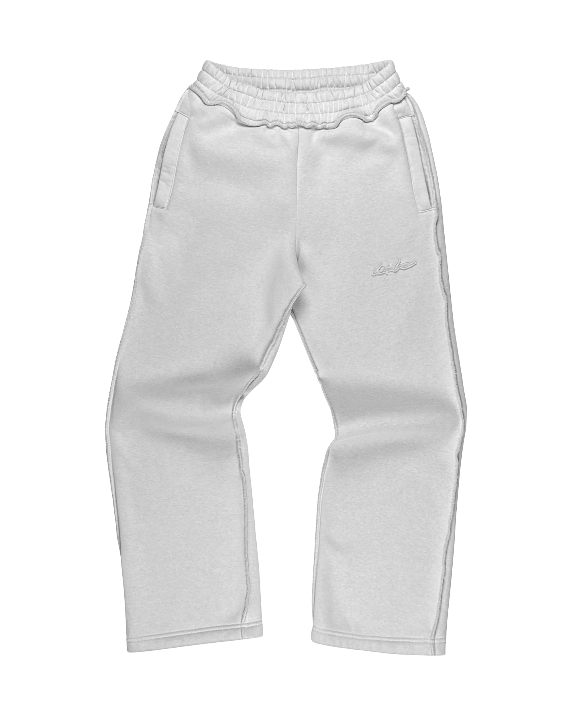 GREY DISSTRESSED JOGGER