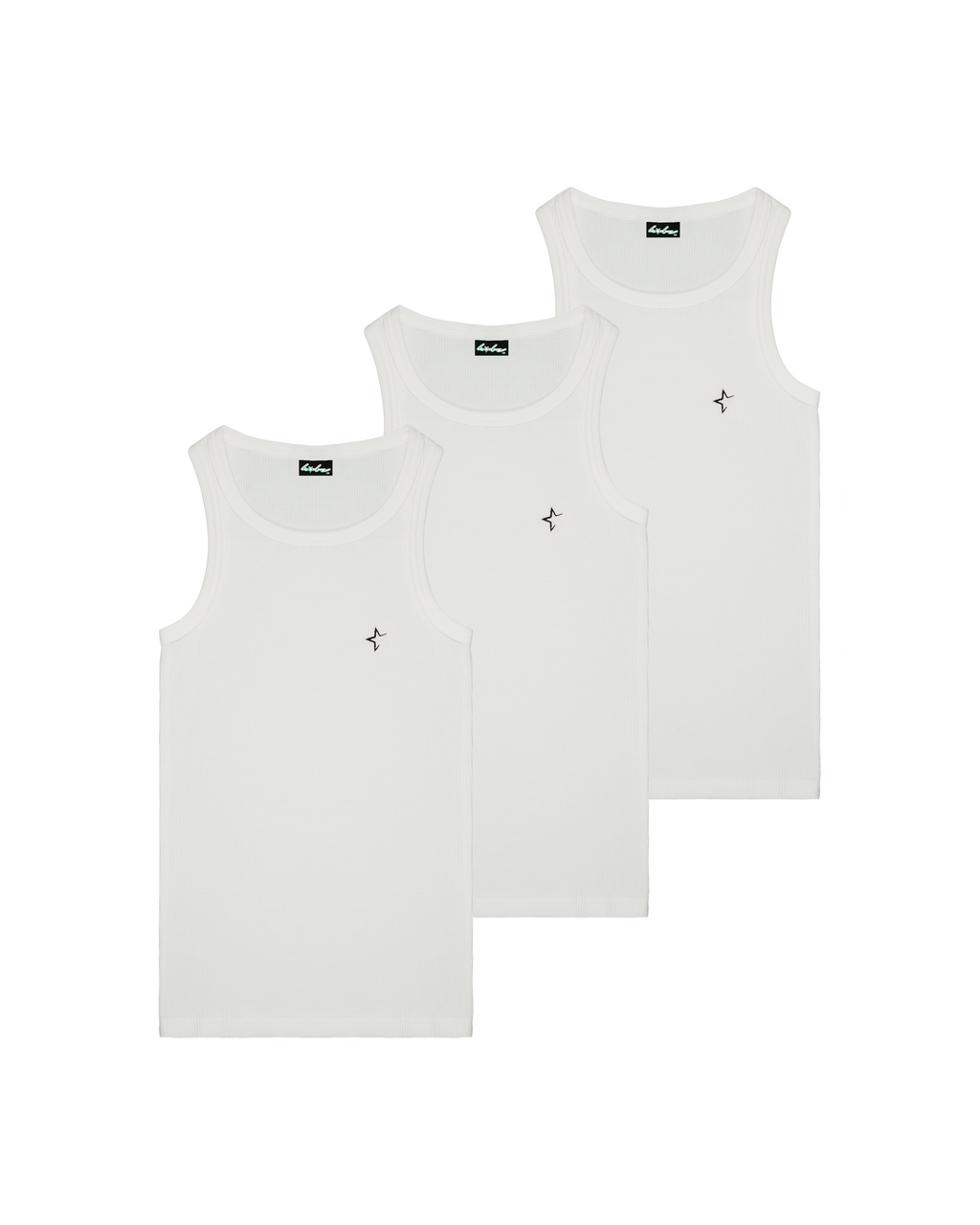 ESSENTIAL WHITE TANK TOP [3 PACK]