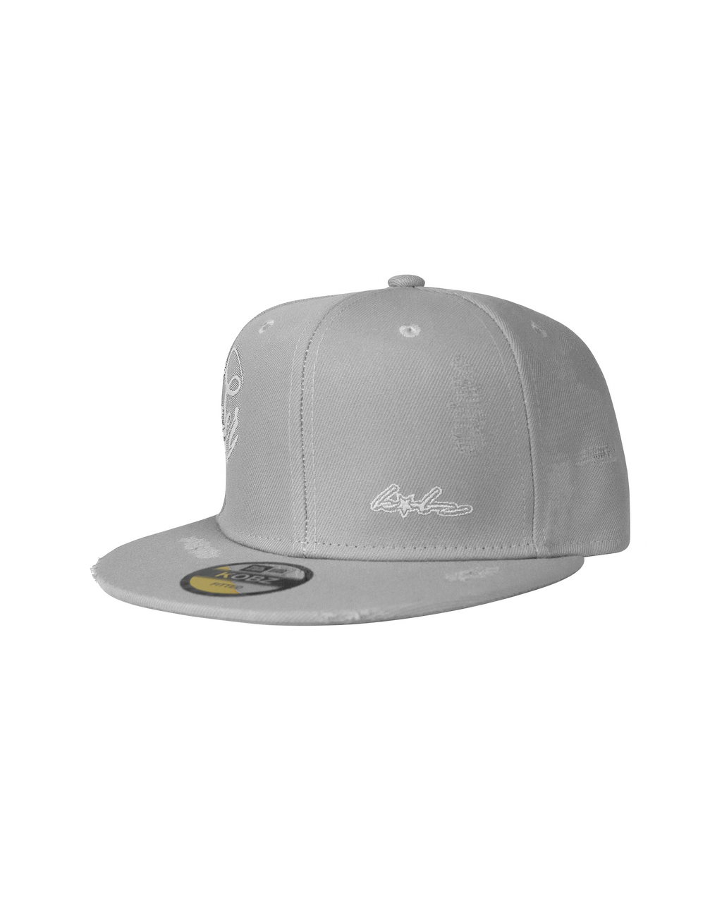 RULESBREAKER FITTED CAP LIGHT GREY