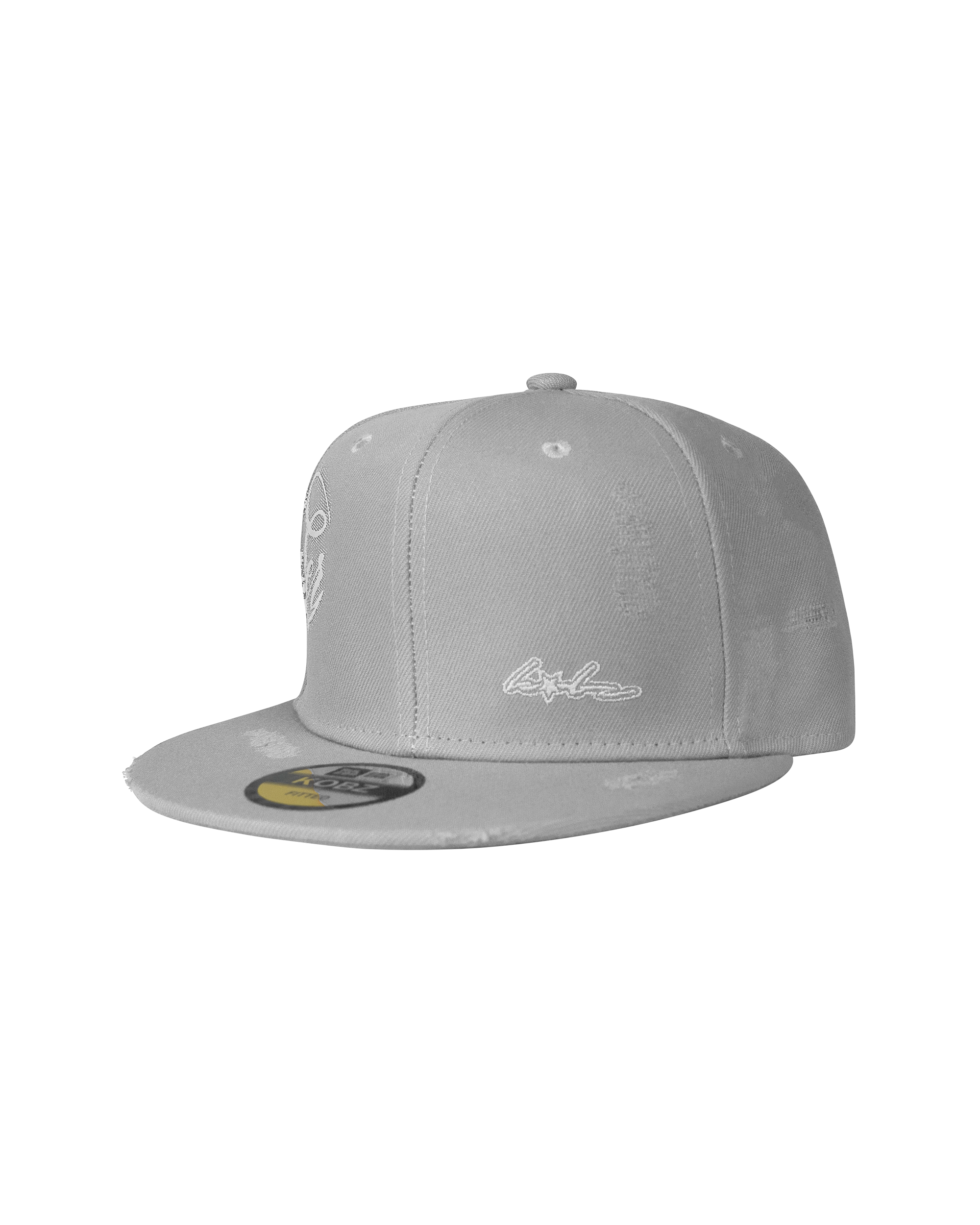 RULESBREAKER FITTED CAP LIGHT GREY