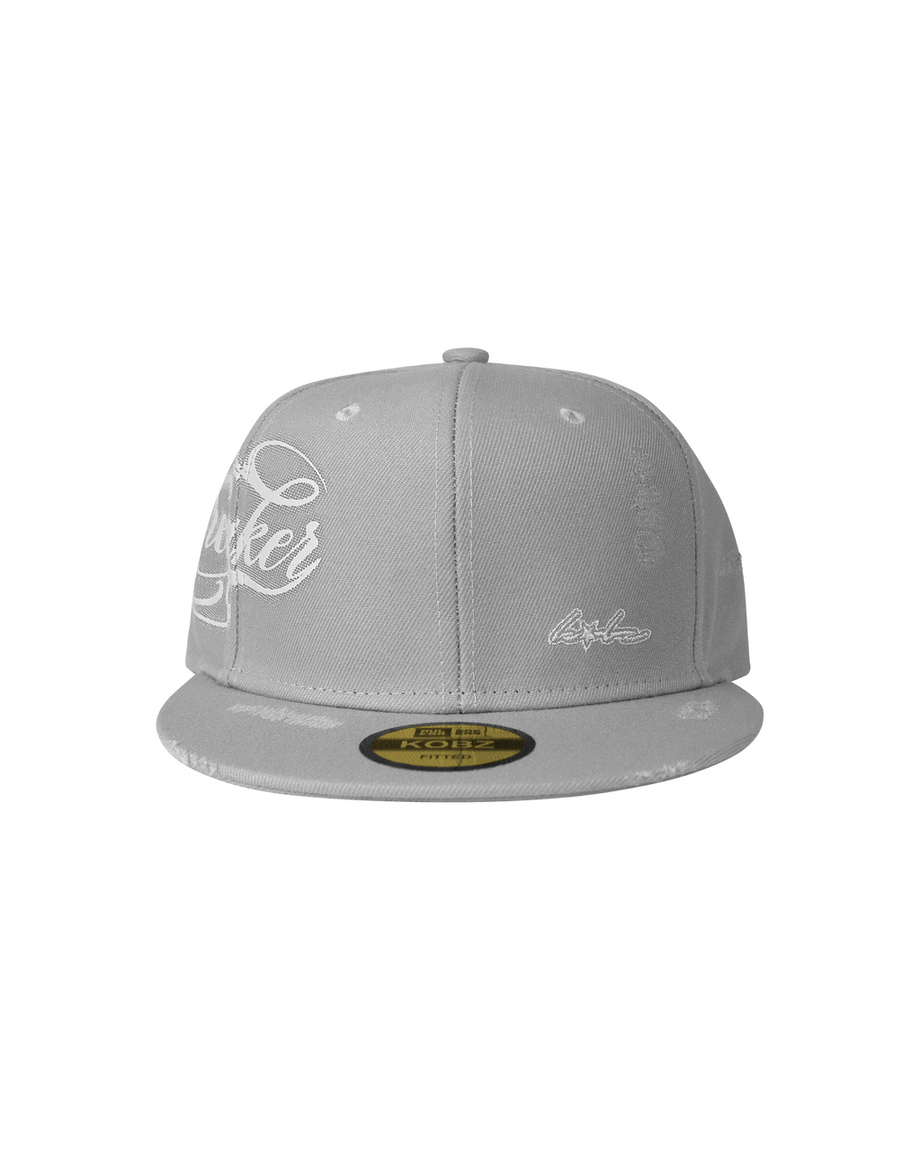 RULESBREAKER FITTED CAP LIGHT GREY