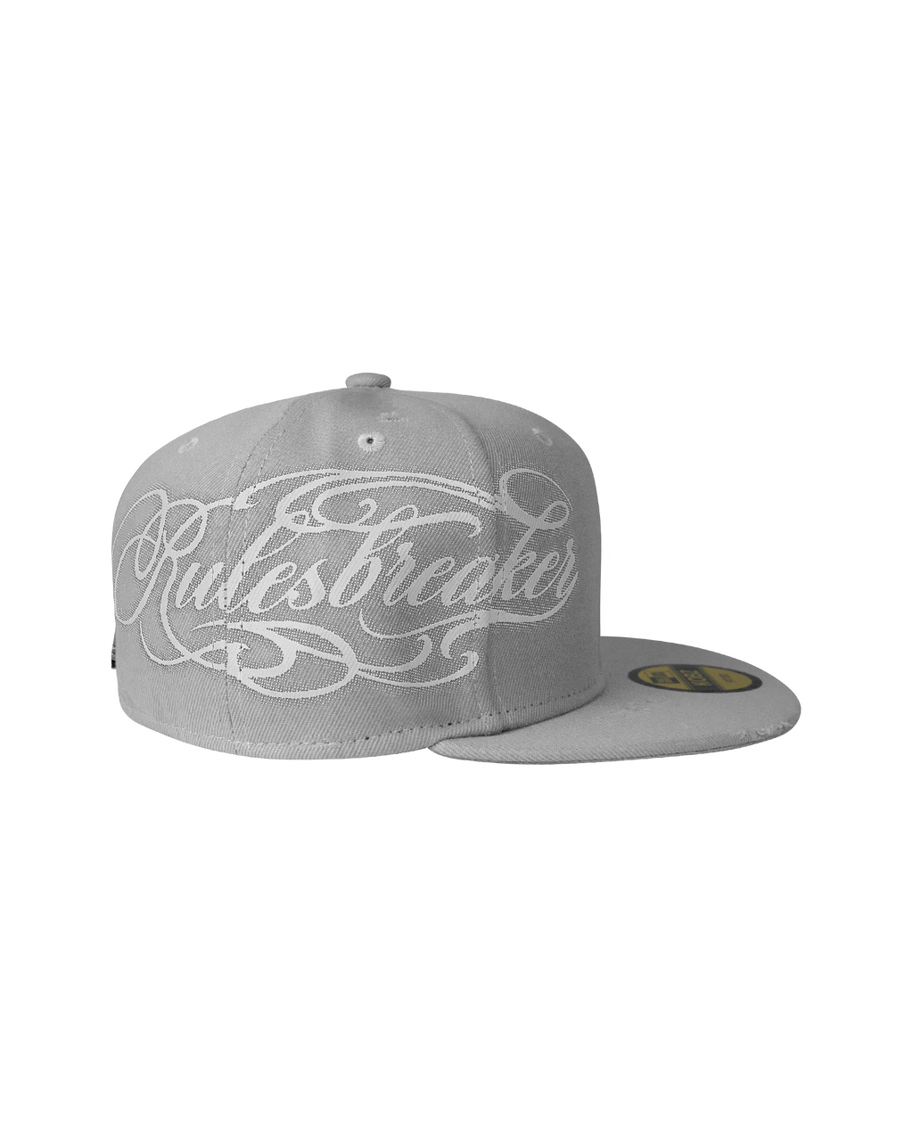 RULESBREAKER FITTED CAP LIGHT GREY