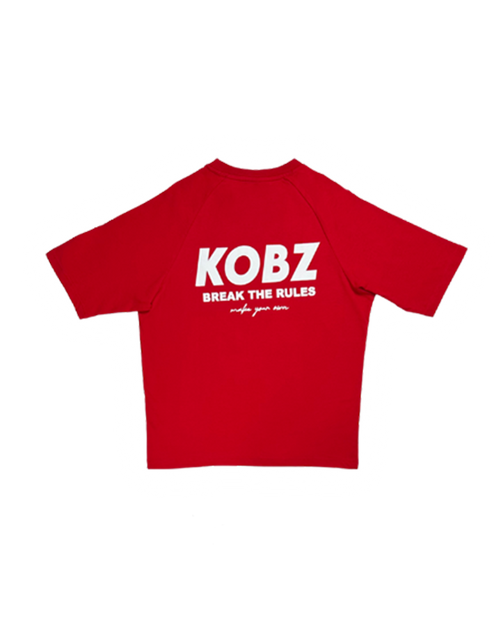 BREAK THE RULES TEE RED
