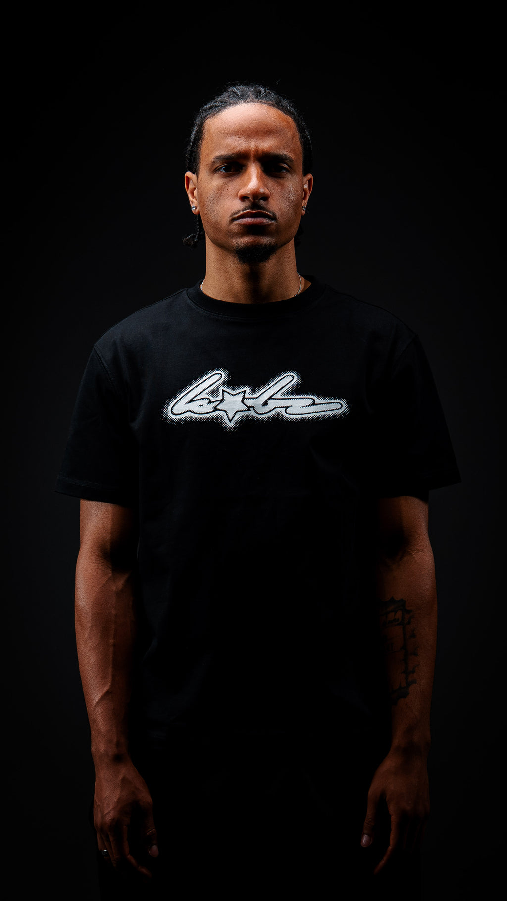 BLURRY TEE BLACK