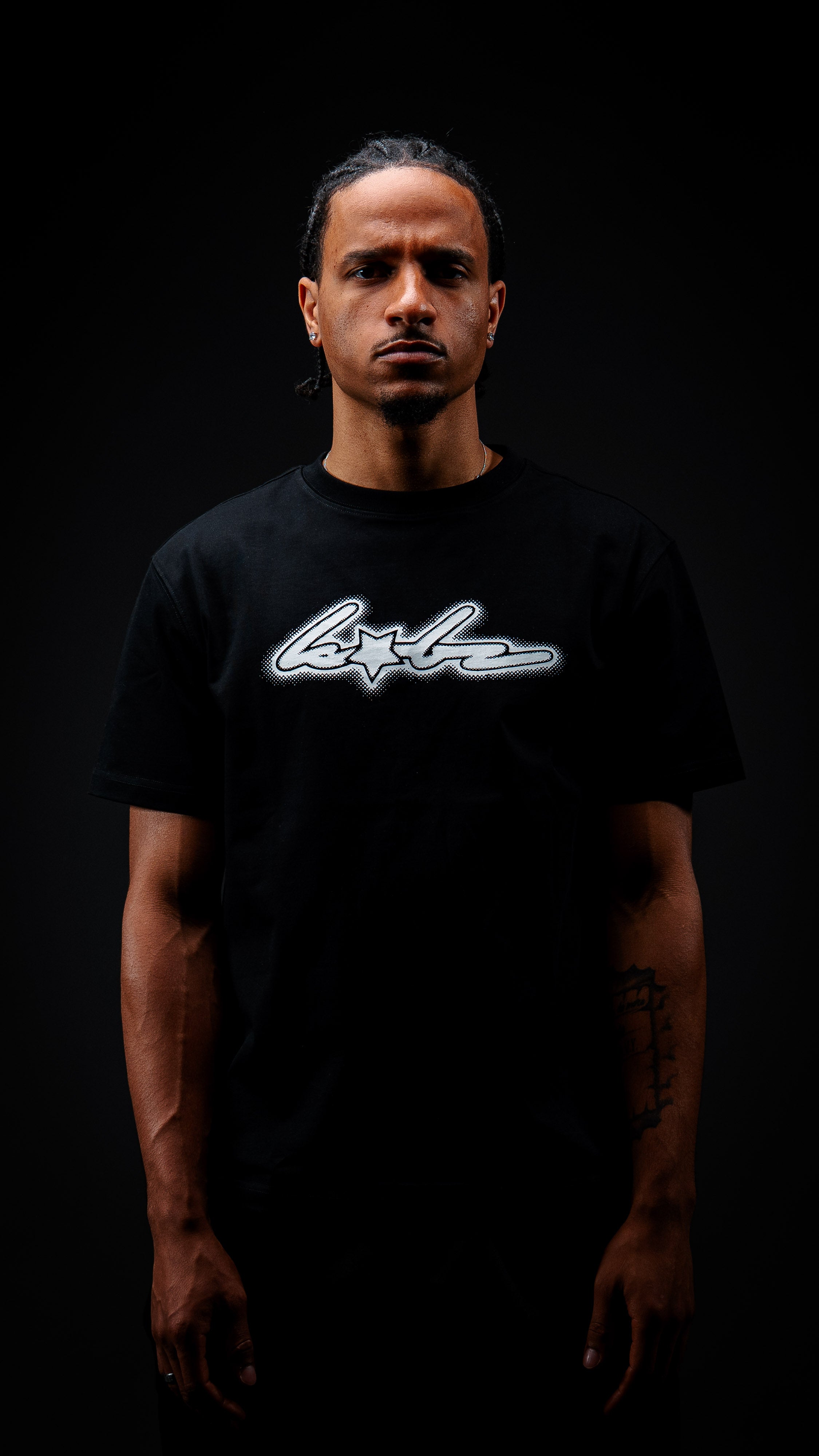 BLURRY TEE BLACK