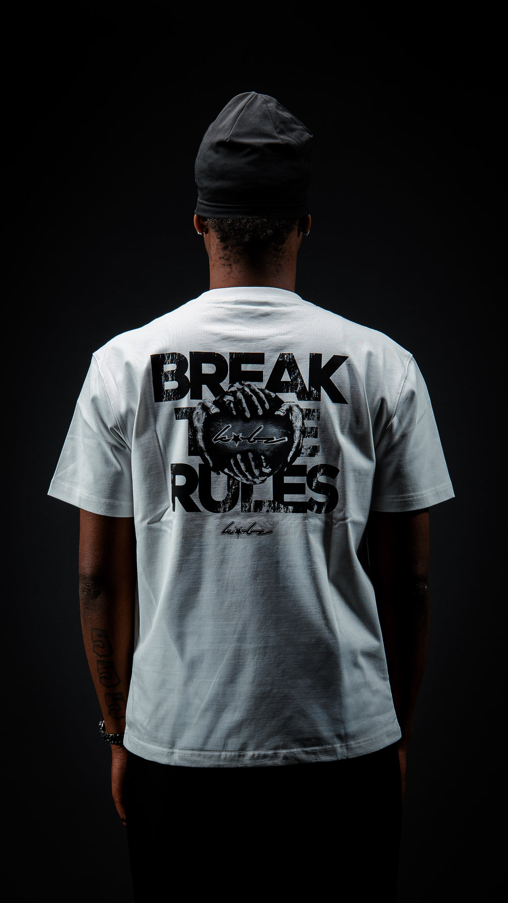 BREAKTHERULES TEE WHITE