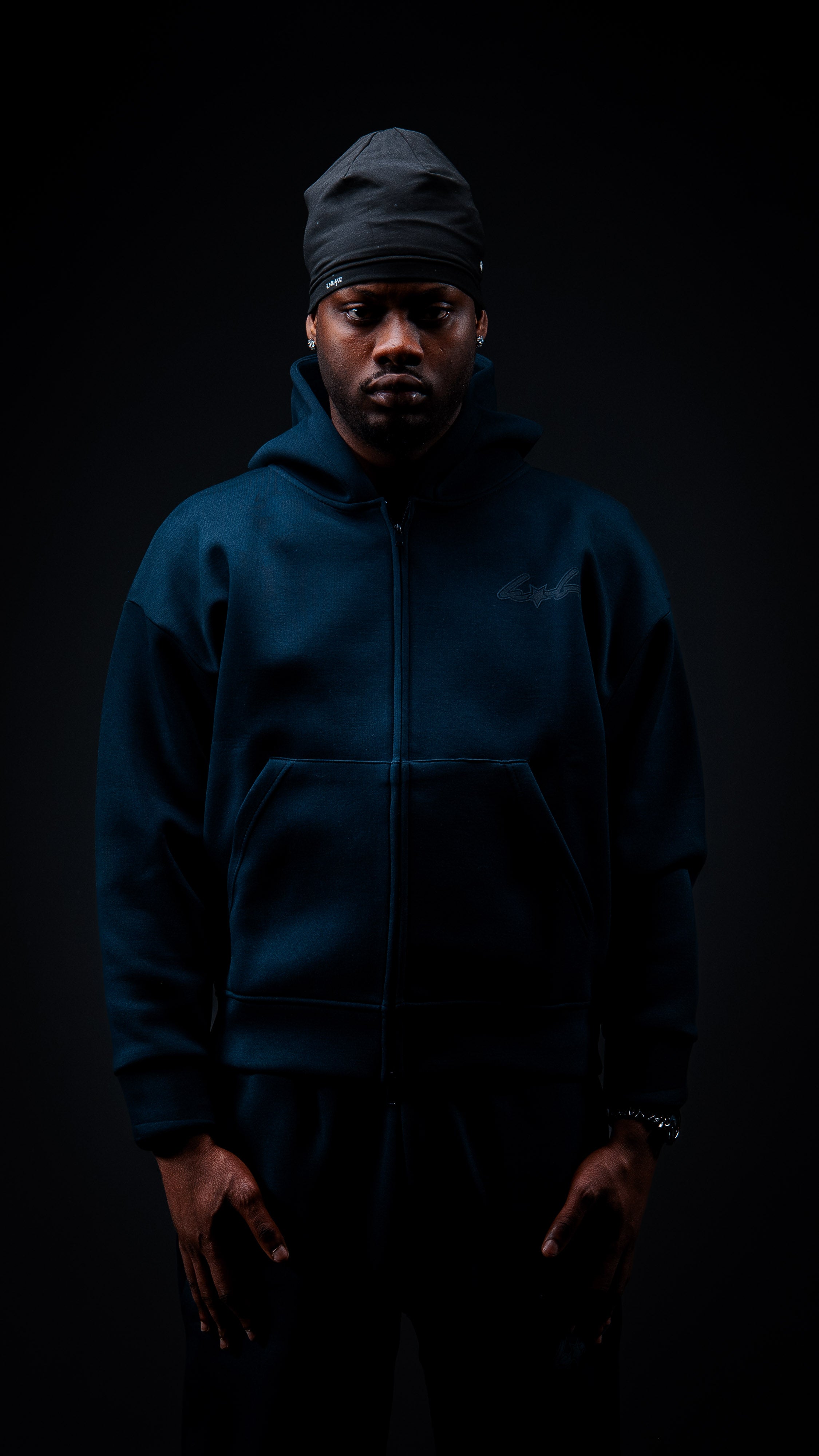 SIGNATURE ZIPHOODIE MIDNIGHT BLUE