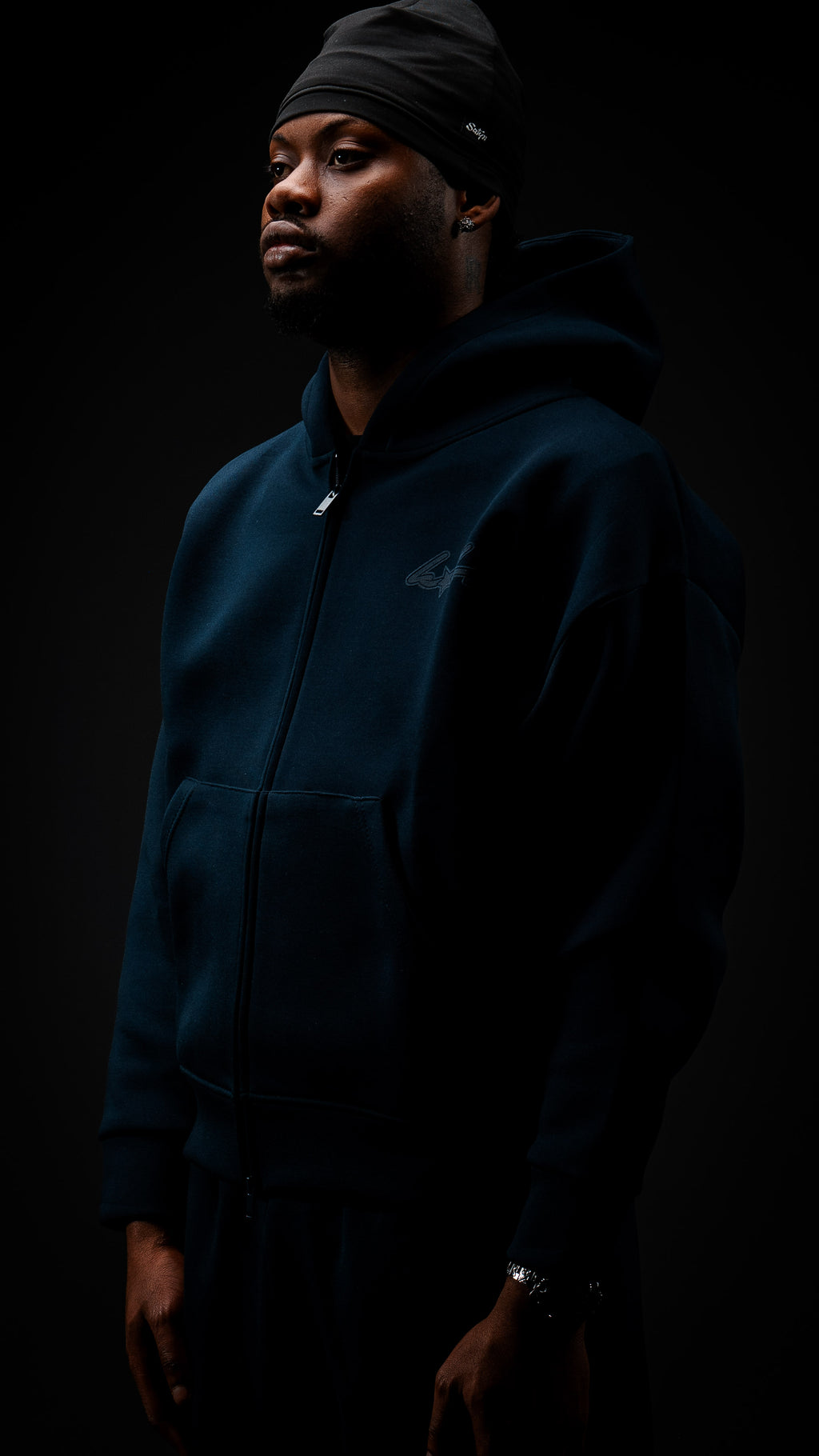 SIGNATURE ZIPHOODIE MIDNIGHT BLUE