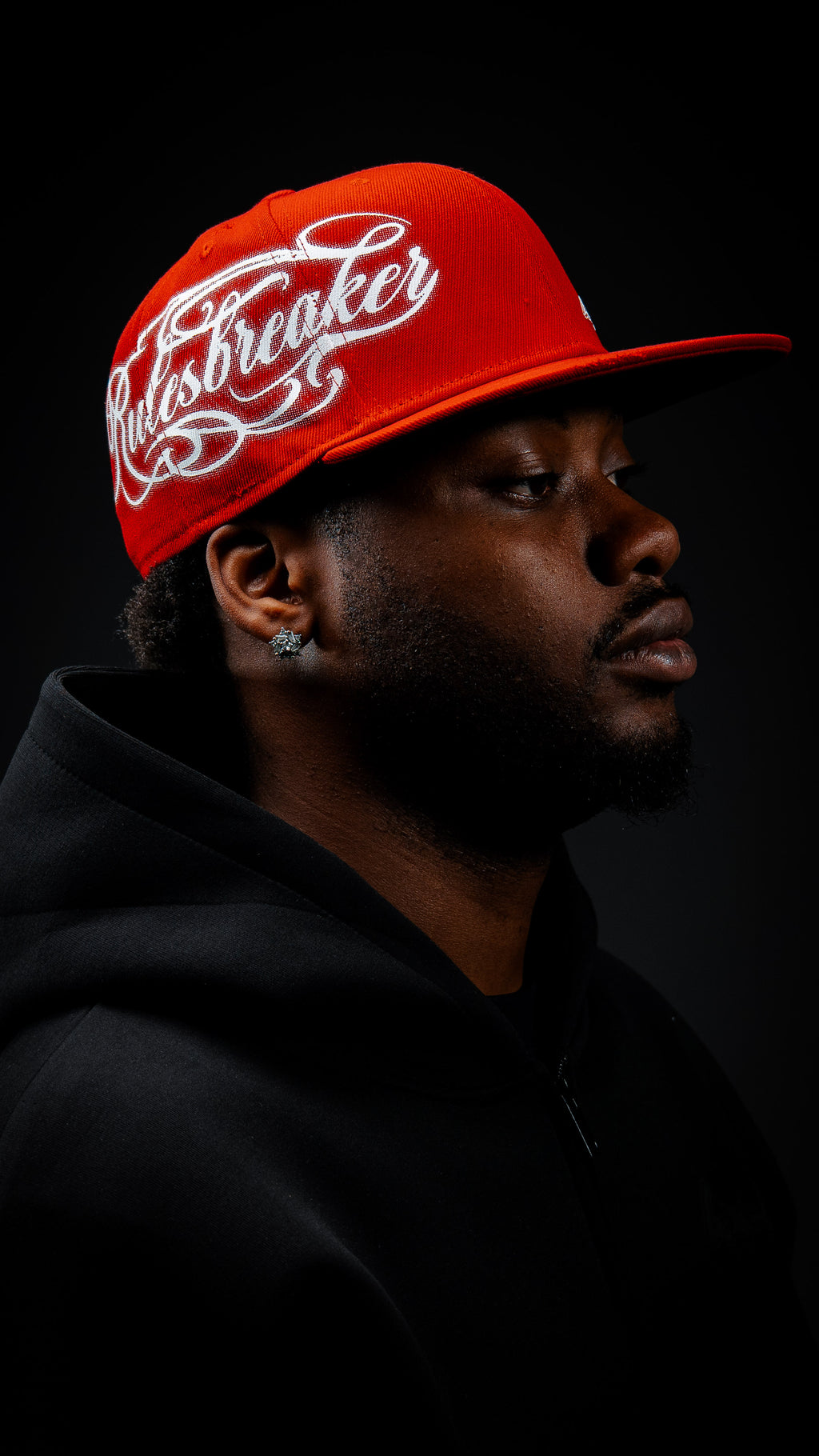 RULESBREAKER FITTED CAP RED