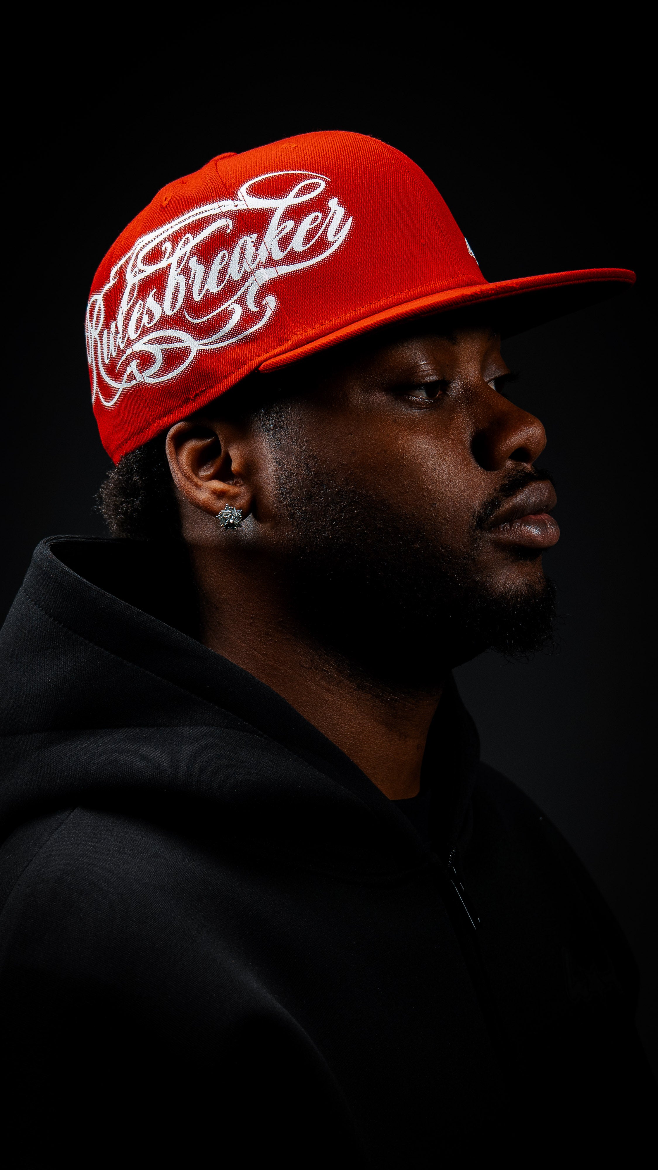 RULESBREAKER FITTED CAP RED