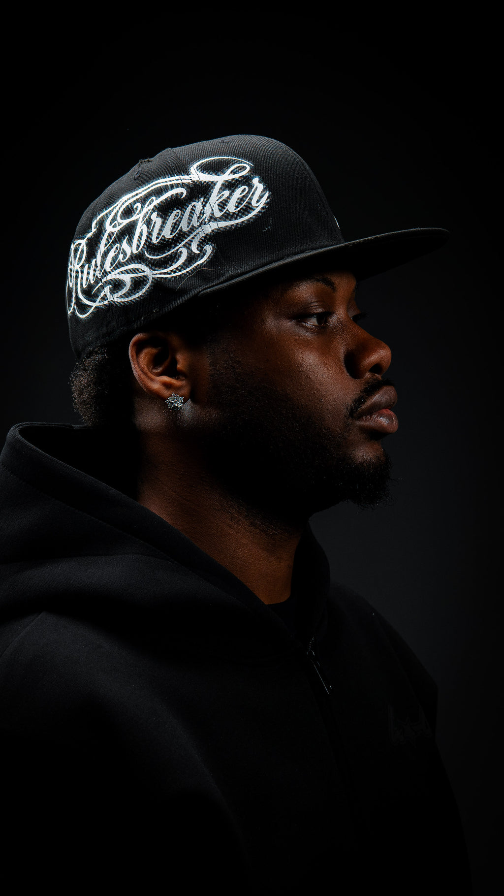 RULESBREAKER FITTED CAP BLACK