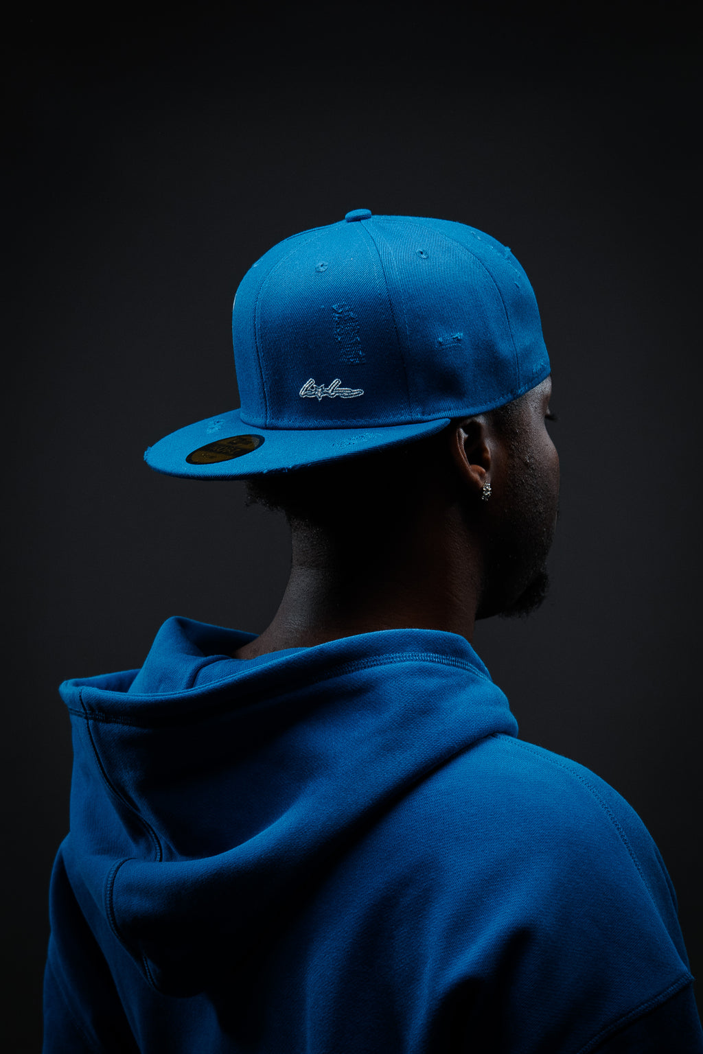 RULESBREAKER FITTED CAP ROYAL BLUE