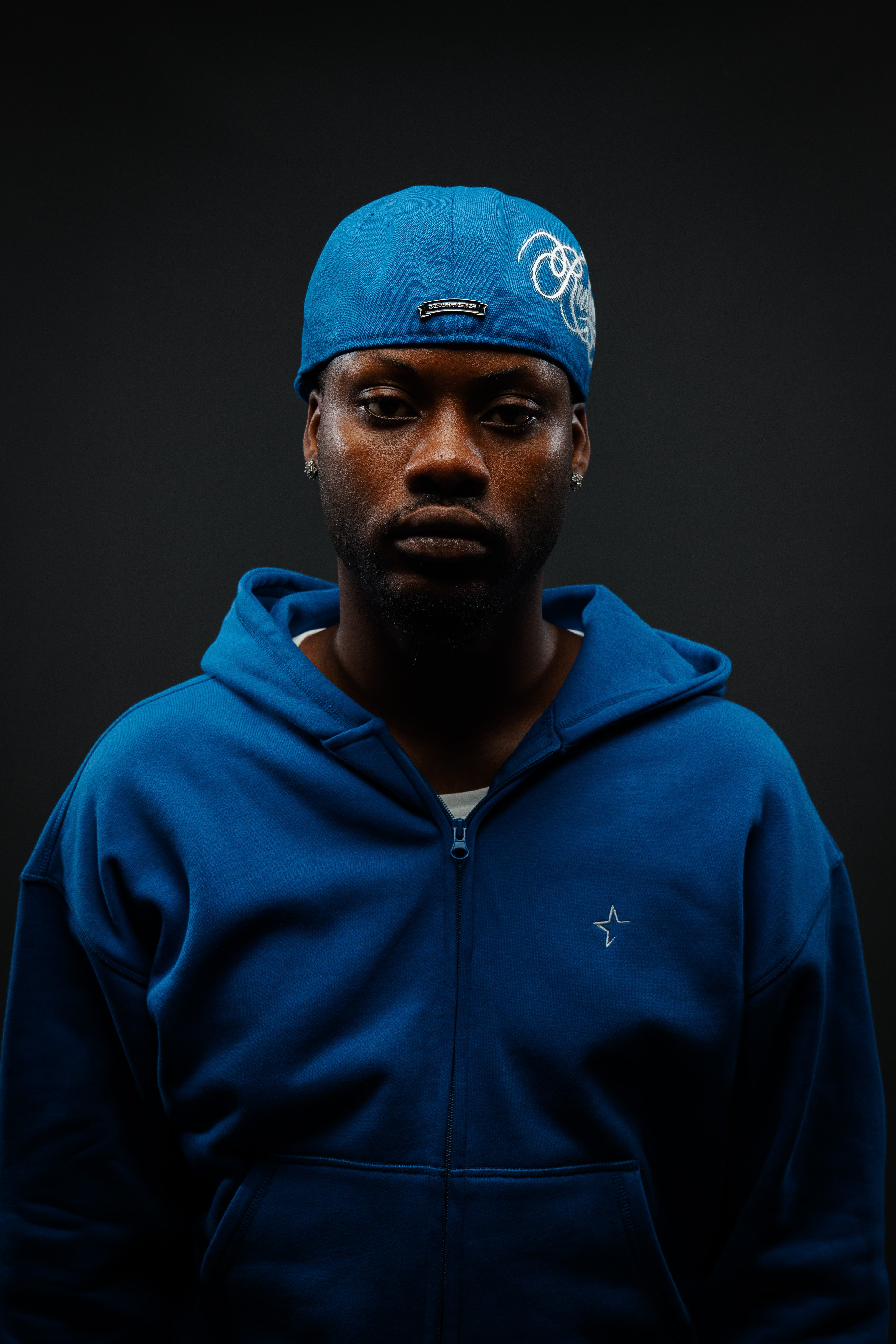 RULESBREAKER FITTED CAP ROYAL BLUE