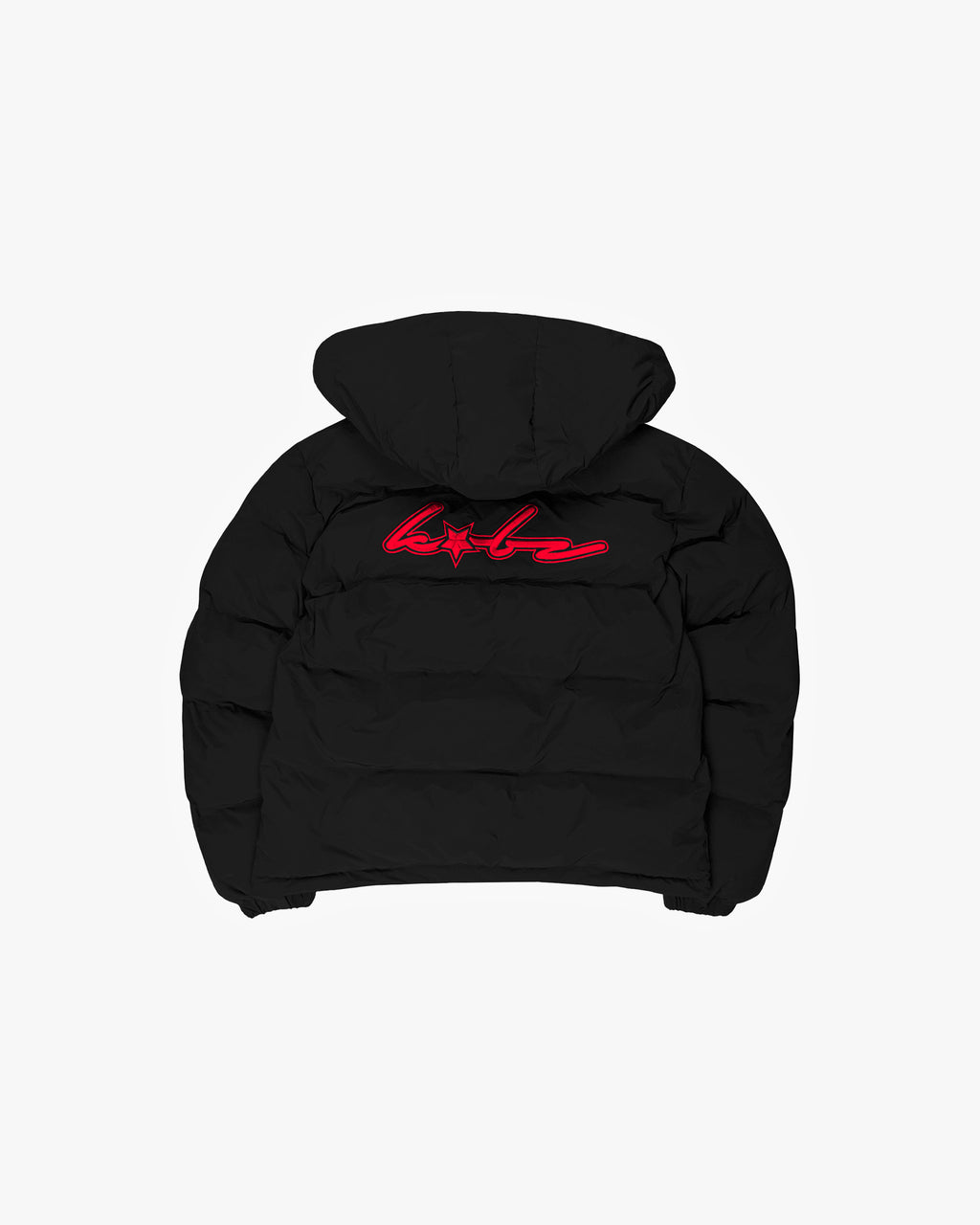 PUFFERJACKET BLACK/RED