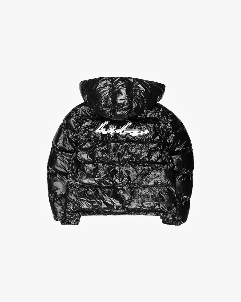 PUFFERJACKET GLOSSY BLACK
