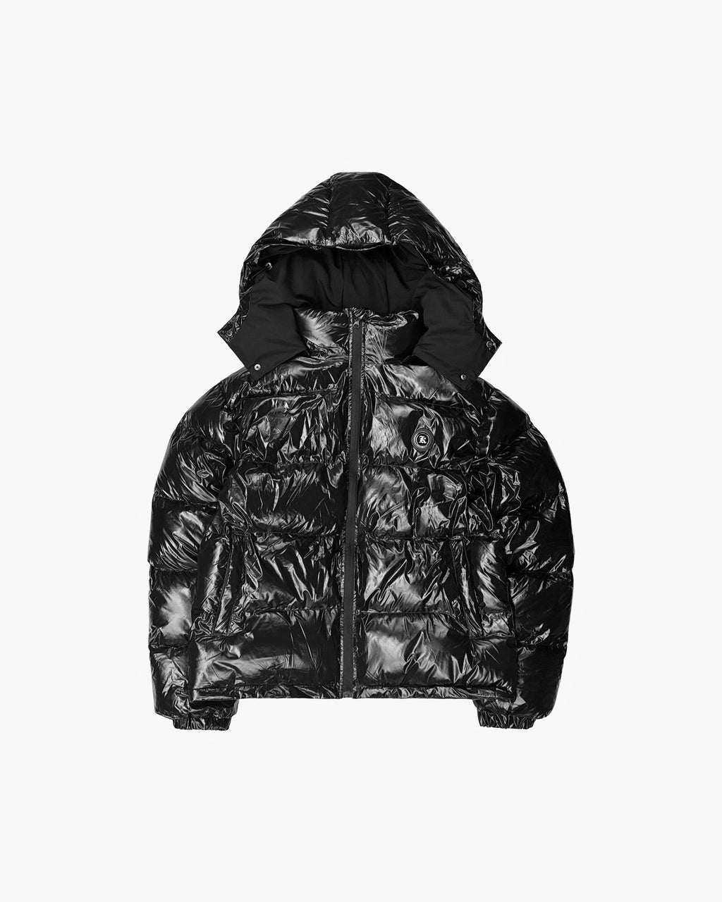 PUFFERJACKET GLOSSY BLACK
