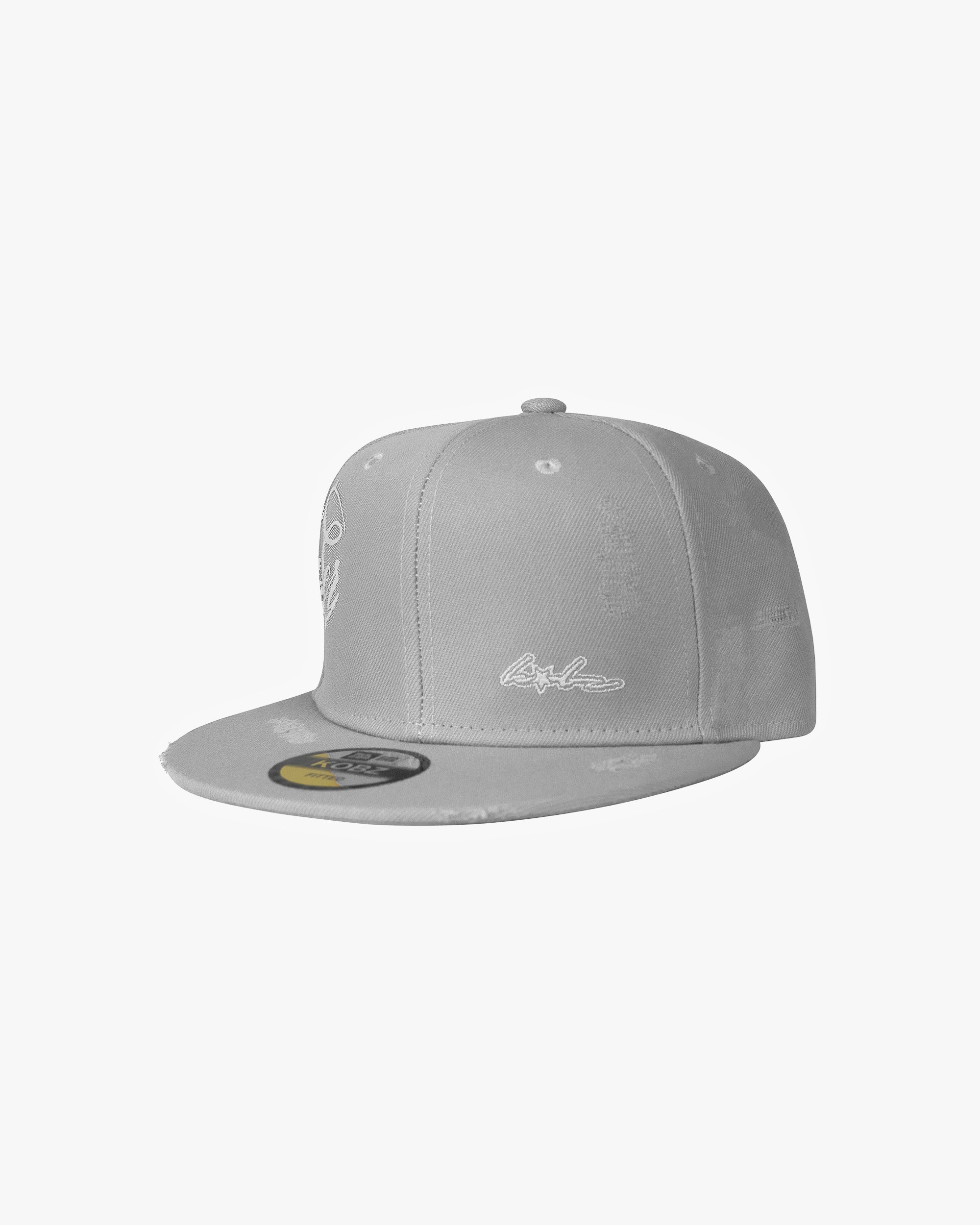 RULESBREAKER FITTED CAP LIGHT GREY