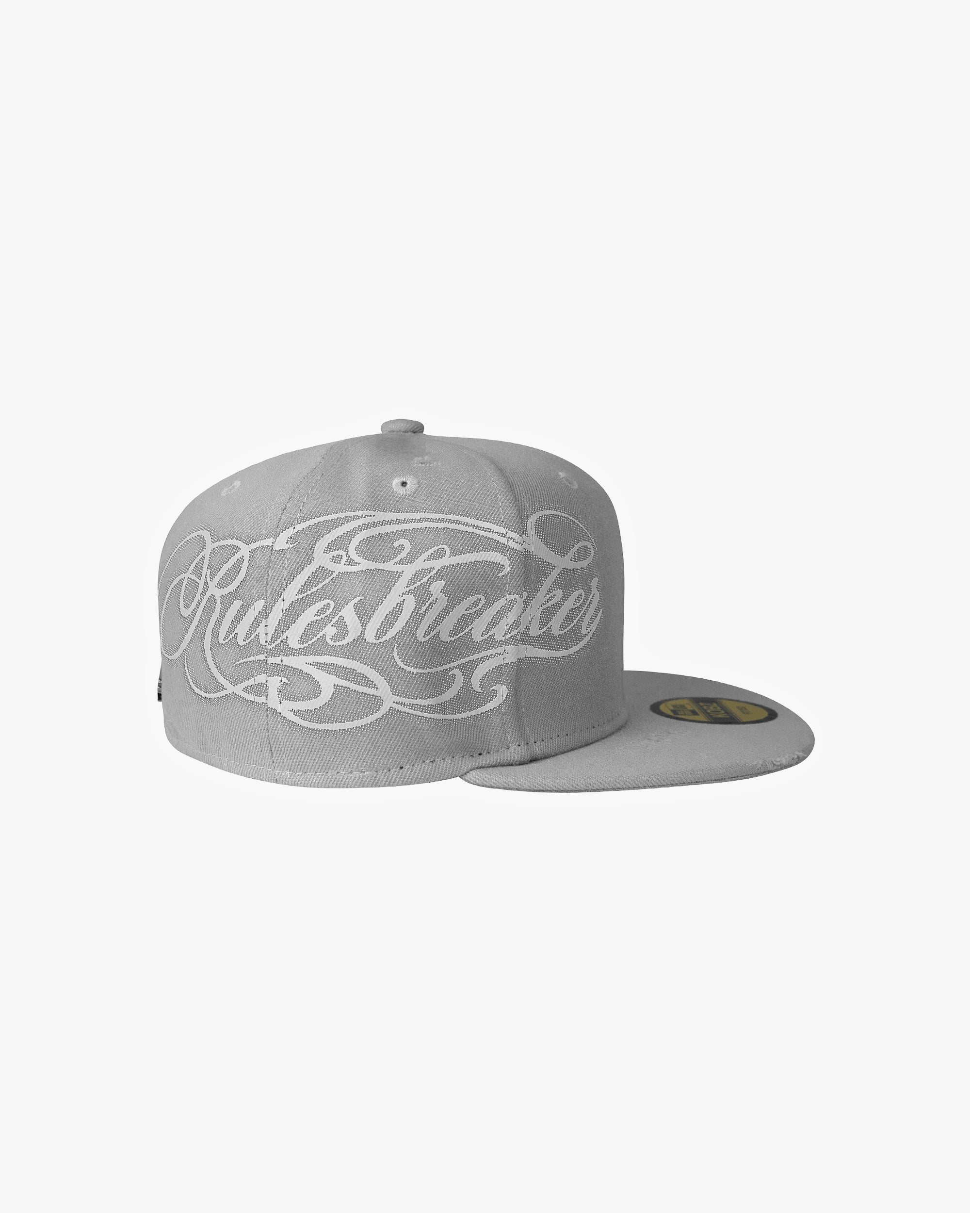 RULESBREAKER FITTED CAP LIGHT GREY