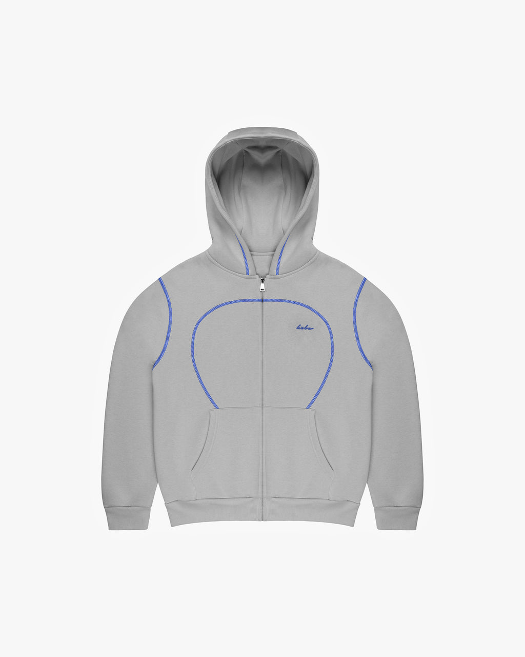 SEAMY ZIPHOODIE BLUE