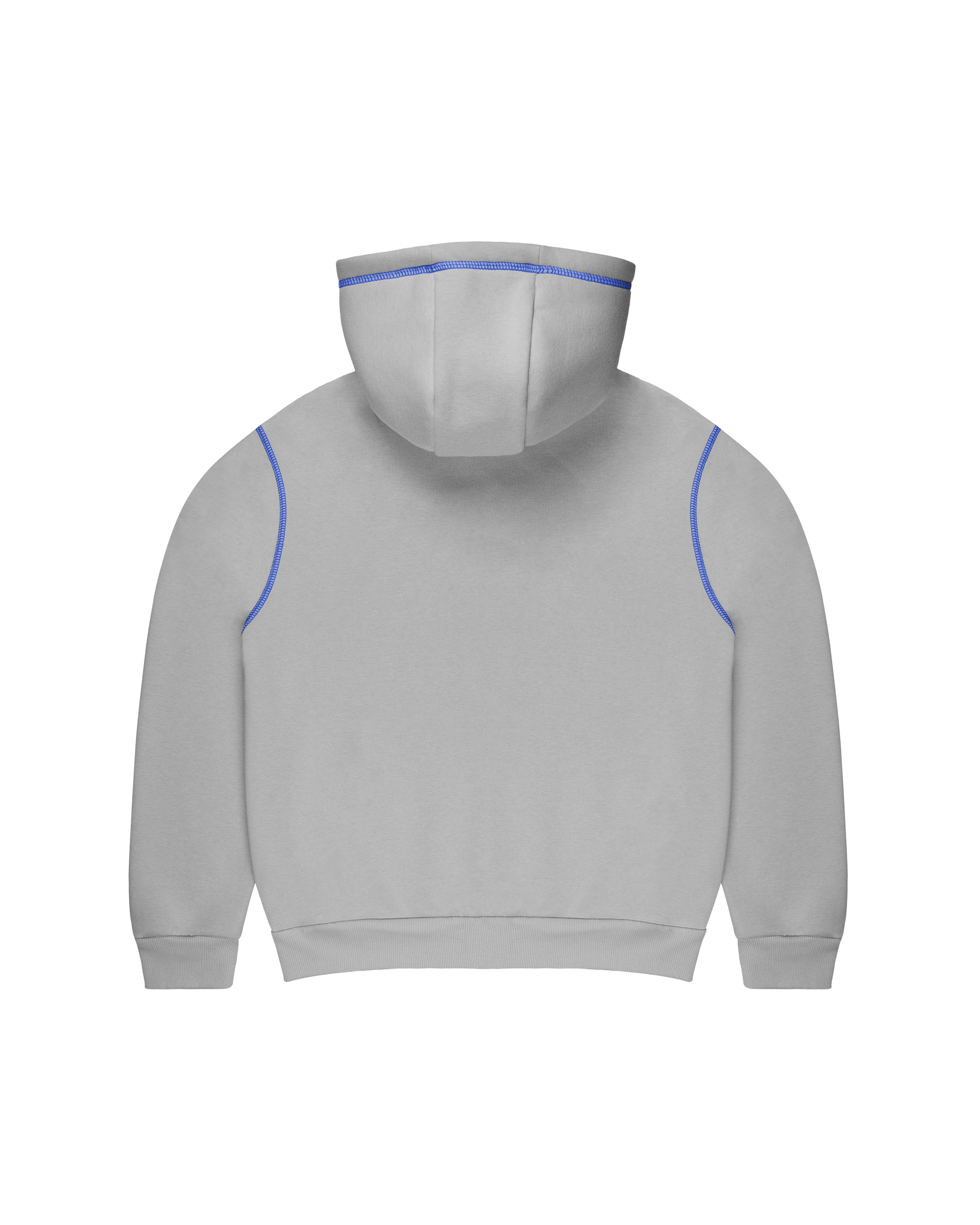 SEAMY ZIPHOODIE BLUE