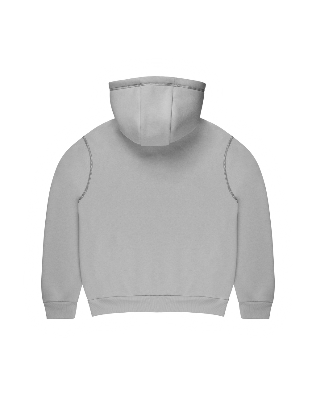 SEAMY ZIPHOODIE GREY