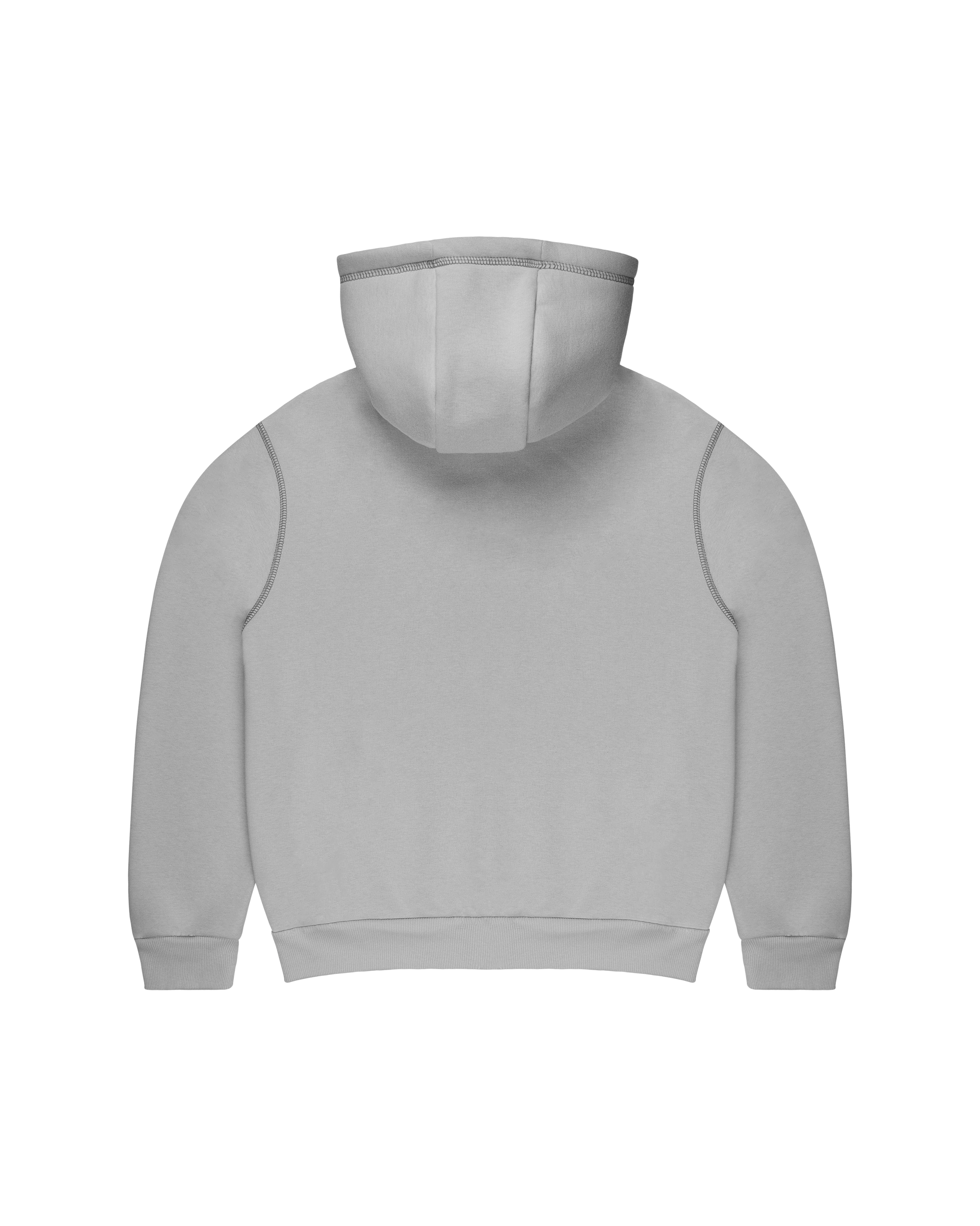 SEAMY ZIPHOODIE GREY