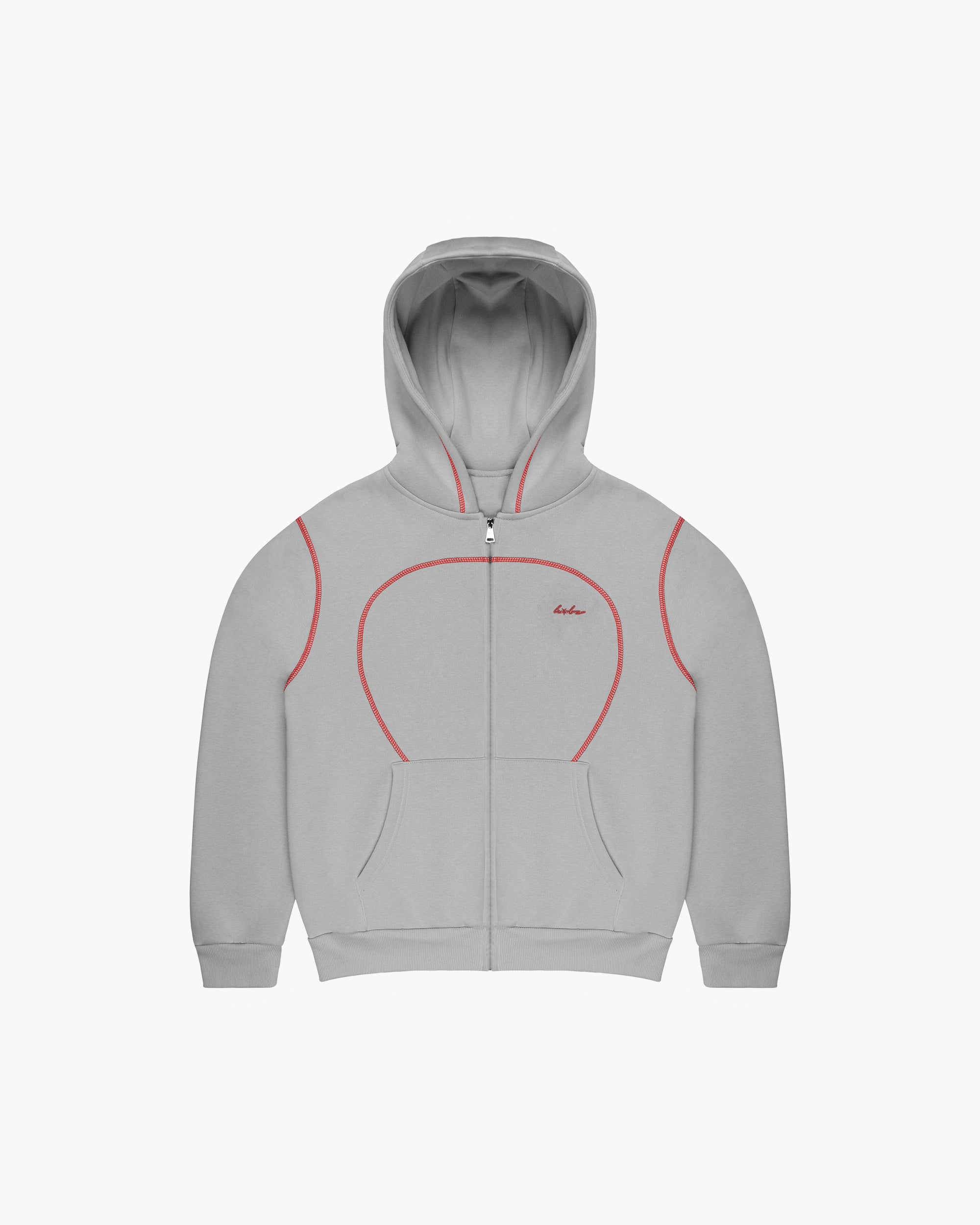 SEAMY ZIPHOODIE RED