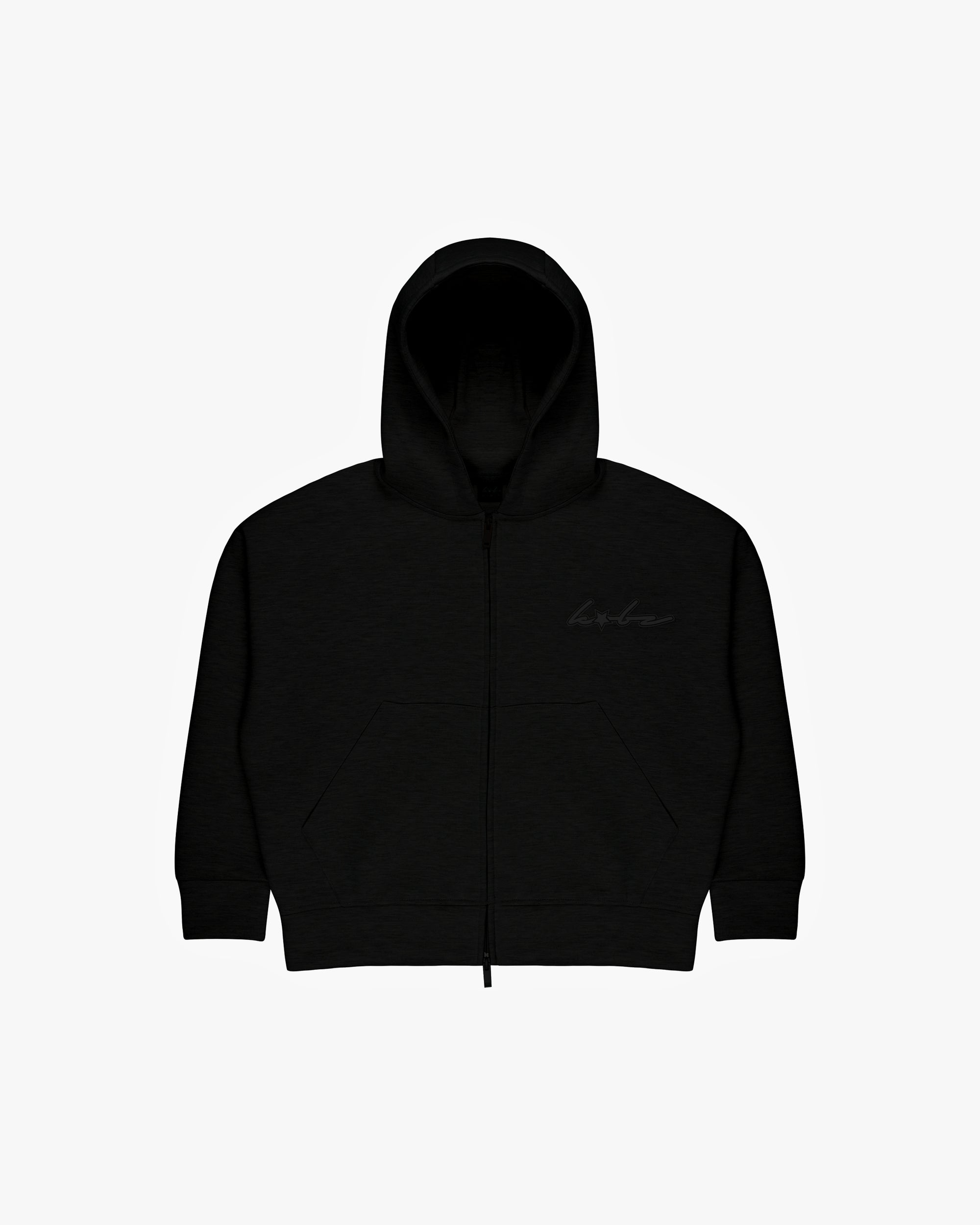 SIGNATURE ZIPHOODIE BLACK