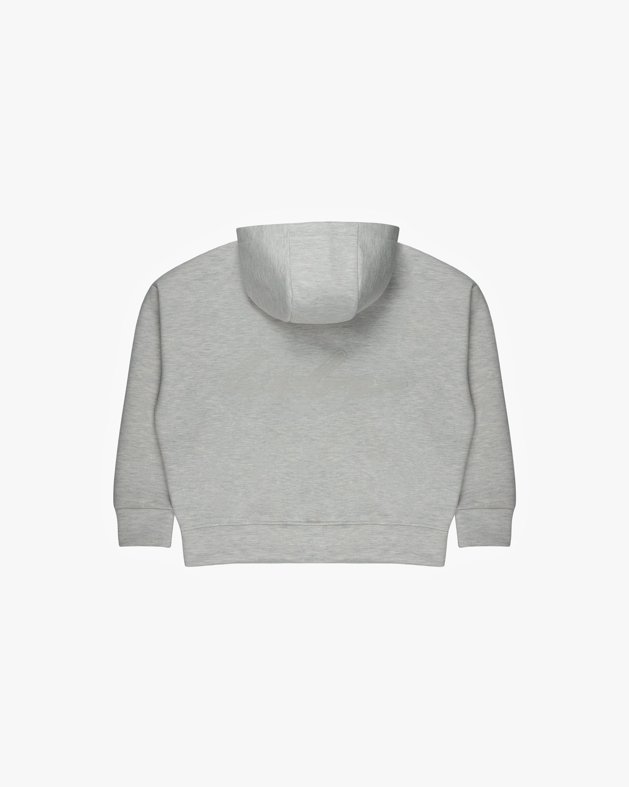 SIGNATURE ZIPHOODIE LIGHT GREY