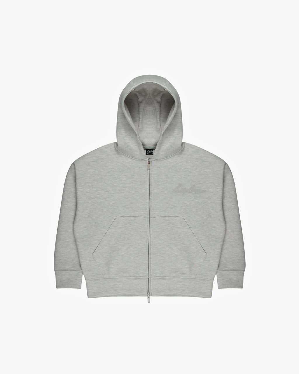 SIGNATURE ZIPHOODIE LIGHT GREY