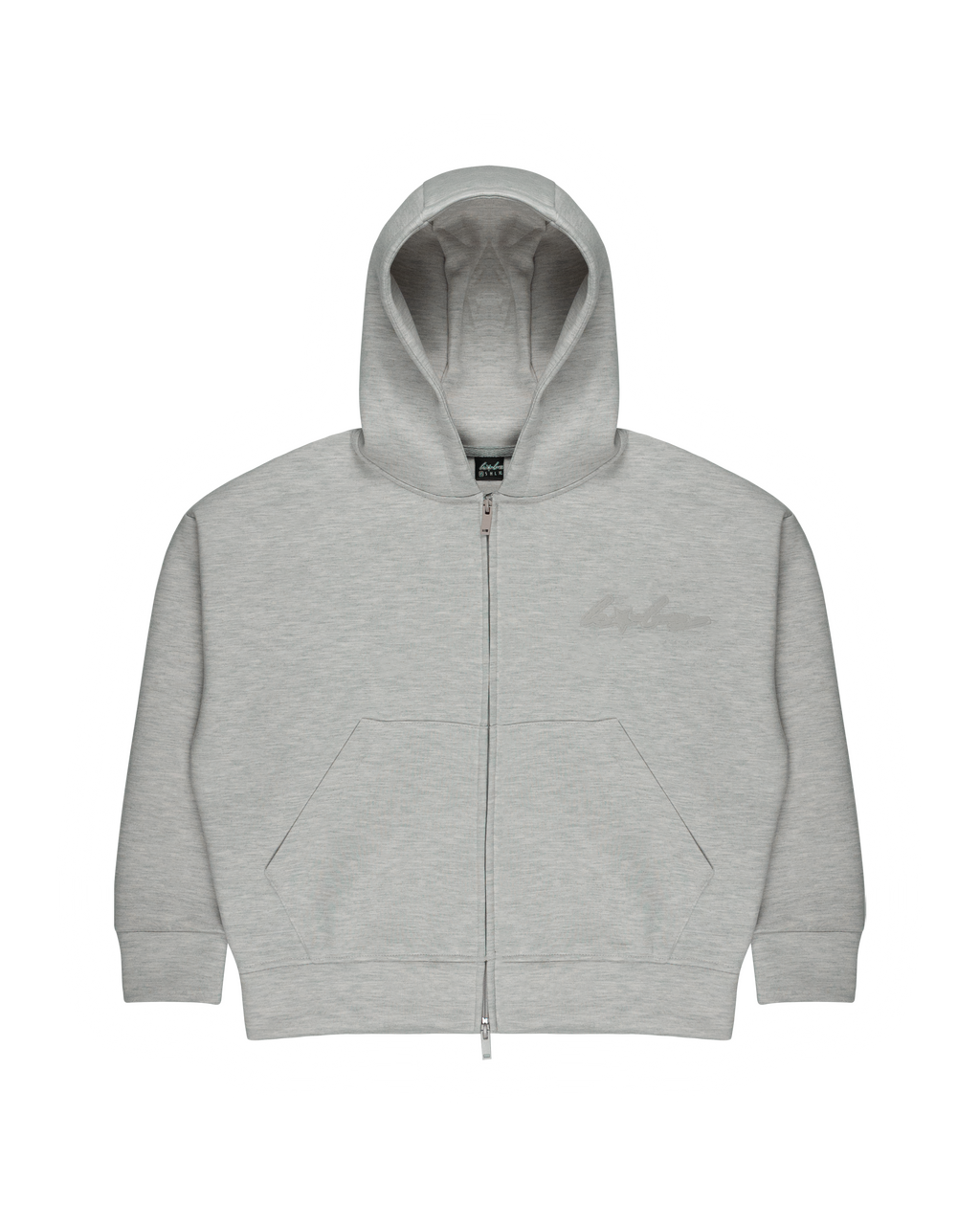 SIGNATURE ZIPHOODIE LIGHT GREY