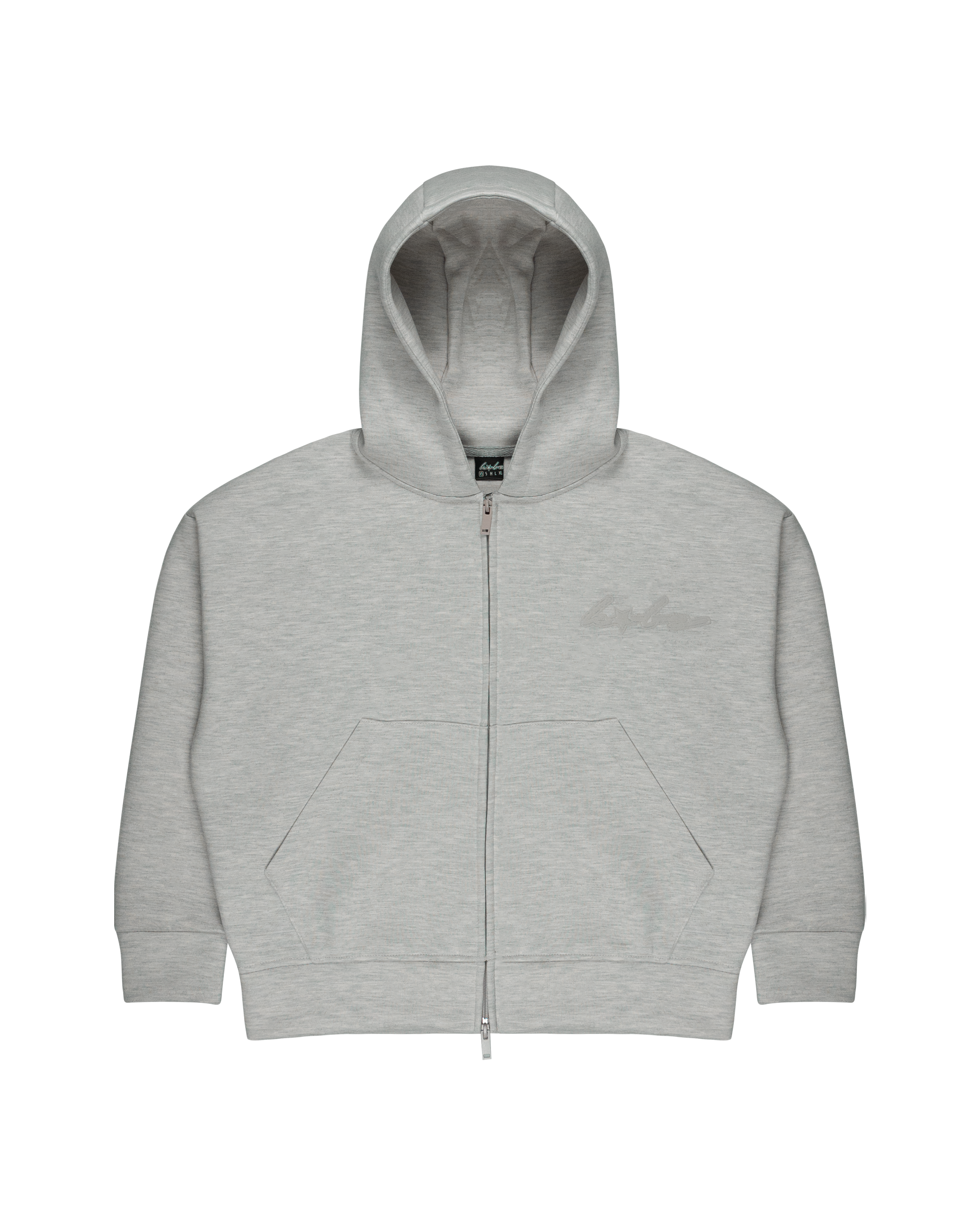 SIGNATURE ZIPHOODIE LIGHT GREY