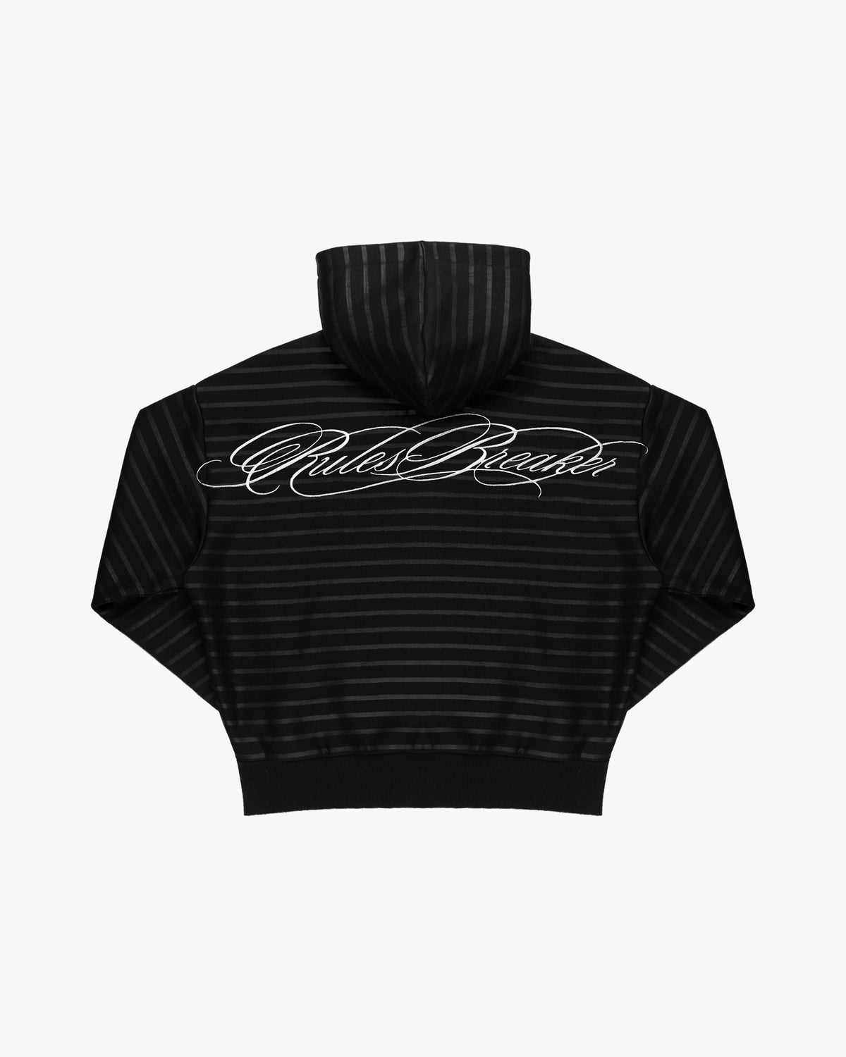STRIPED ZIP HOODIE