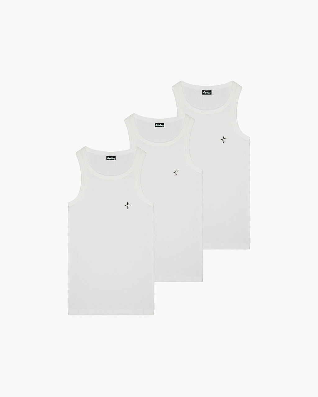 ESSENTIAL WHITE TANK TOP [3 PACK]